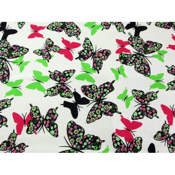 Minerva Cotton Canvas Fabric Cream - per yard