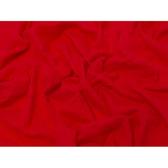 Minerva Cotton Double Gauze Fabric Red - per yard