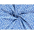 thumbnail image 1 of Minerva Cotton Jersey Stretch Knit Fabric Blue - per yard, 1 of 1