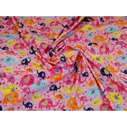 Minerva Cotton Jersey Stretch Knit Fabric Pink - per yard