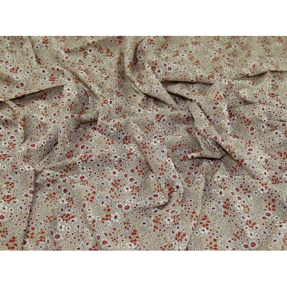 Minerva Cotton Lawn Fabric Beige - per yard