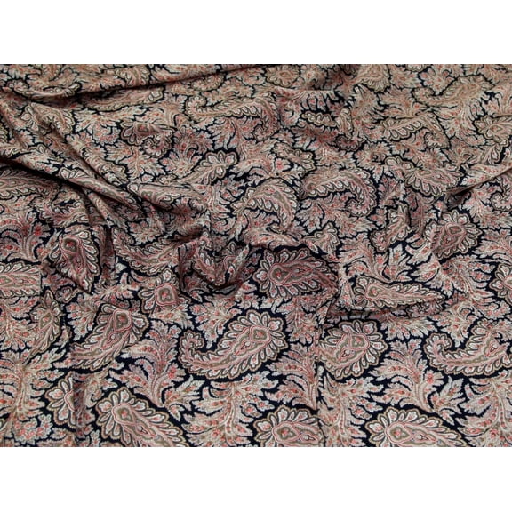 Minerva Cotton Lawn Fabric Black - per yard