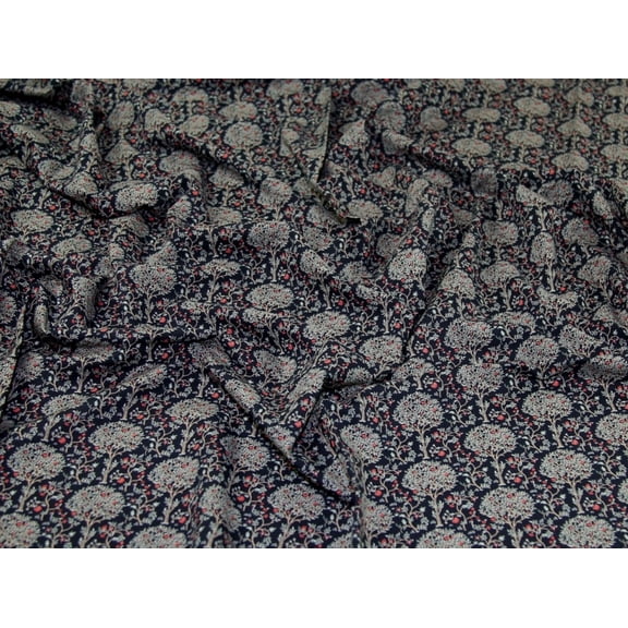 Minerva Cotton Lawn Fabric Black - per yard