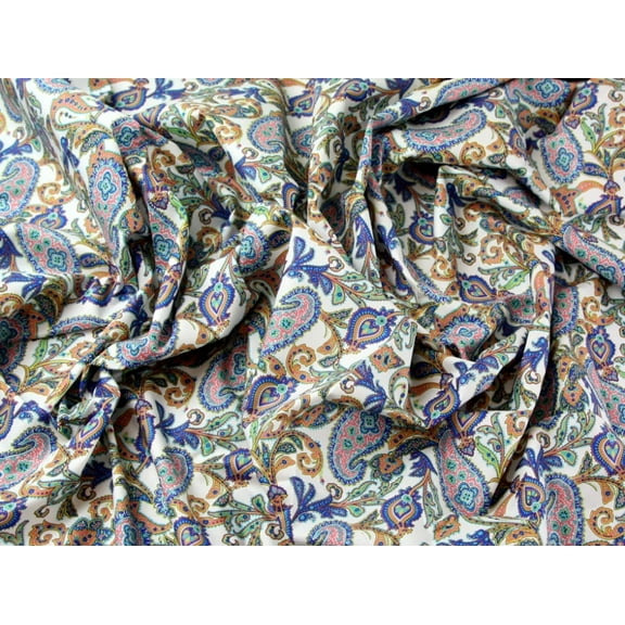 Minerva Cotton Lawn Fabric Blue - per yard