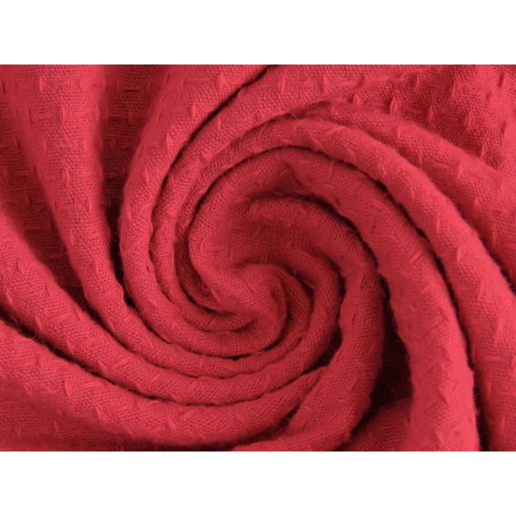 Minerva Cotton Woven Jacquard Fabric Cerise Pink - per yard