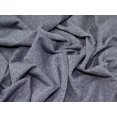 thumbnail image 1 of Minerva Deadstock Lurex Stretch Fleece Back Sweatshirt Knit Fabric, Navy Blue Solid for Dressmaking, 57" Wide, By the Yard, 1 of 1