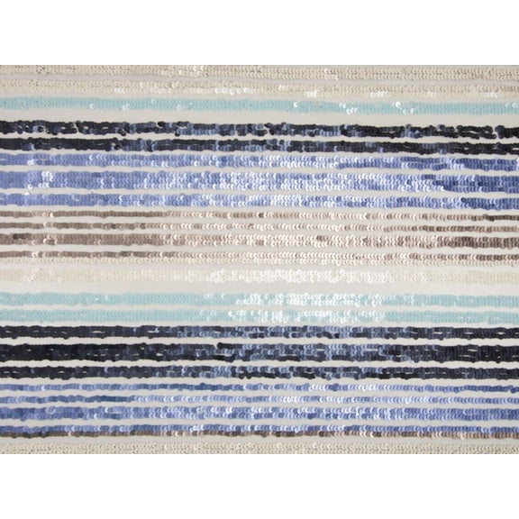 Minerva Deadstock Sequin Mesh Fabric Multicoloured - per yard