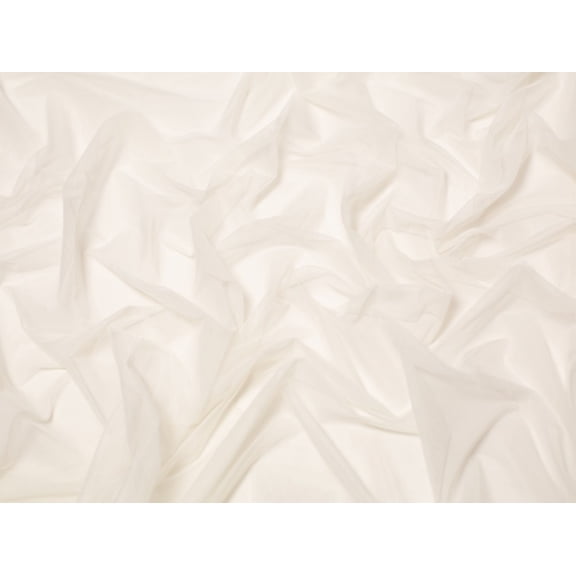 Minerva Divine Stretch Tulle Fabric Ivory - per yard