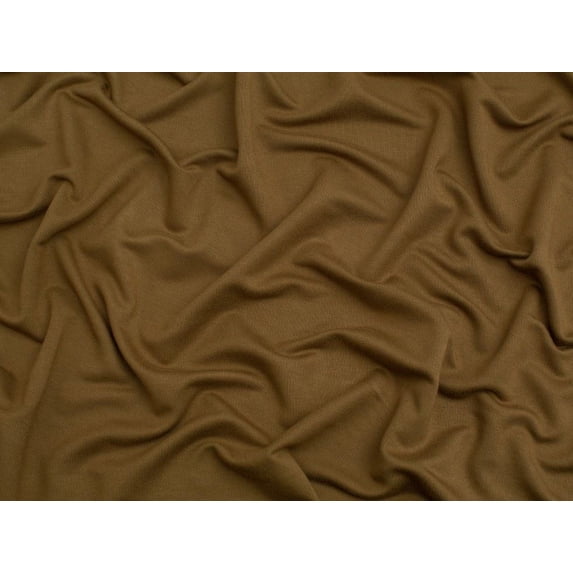 Minerva EcoVero Viscose Loop Back Jersey Stretch Knit Fabric Olive Green - per yard