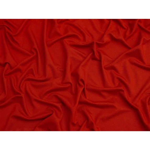Minerva EcoVero Viscose Stretch Jersey Knit Fabric, Rosewood Solid for Dressmaking, 61" Wide, By the Yard