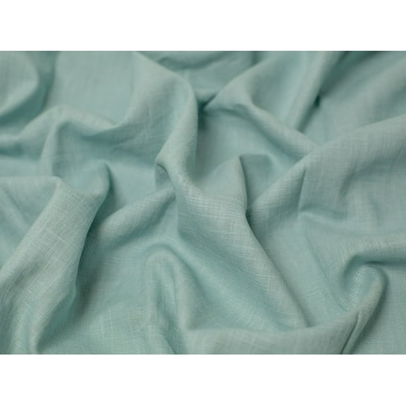 Minerva Enzyme Washed 100% Linen Fabric Light Blue - per yard