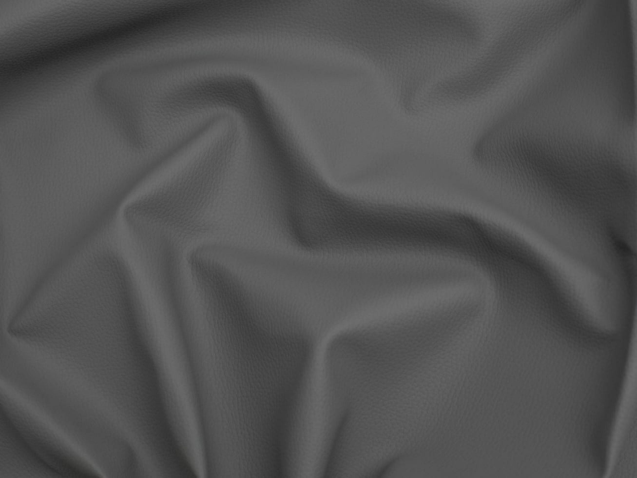 Minerva Fire Retardant Faux Leather Fabric Grey - per yard