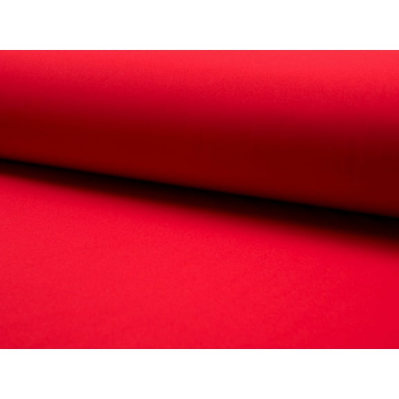 Minerva Fleece Back Soft Shell Coating Fabric Red - per yard