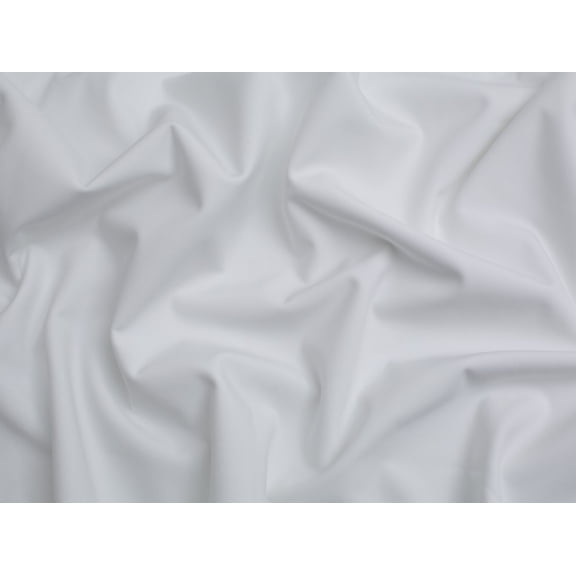 Minerva Fleece Back Soft Shell Coating Fabric White - per yard