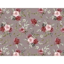 Minerva Fur Back Sweatshirt Stretch Knit Fabric Rose - per yard