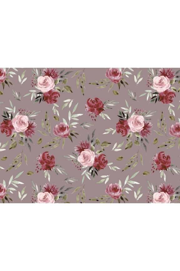 Fur Back Sweatshirt Stretch Knit Fabric Rose - per yard