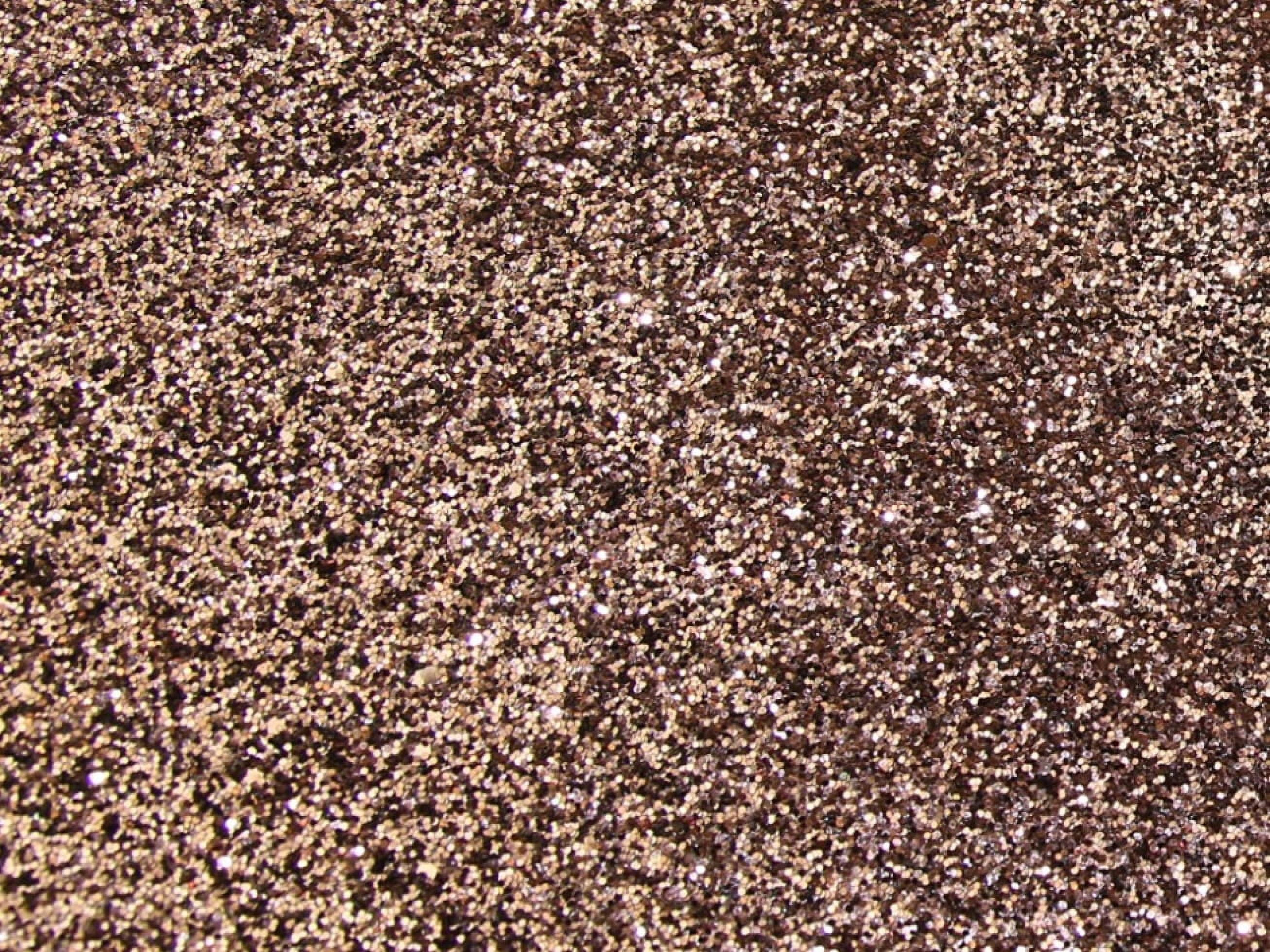 Minerva Glitter Faux Leather Fabric Rose Gold - per yard