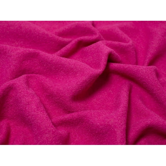 Minerva Heavy 100% Boiled Wool Coating Fabric Pink - per yard