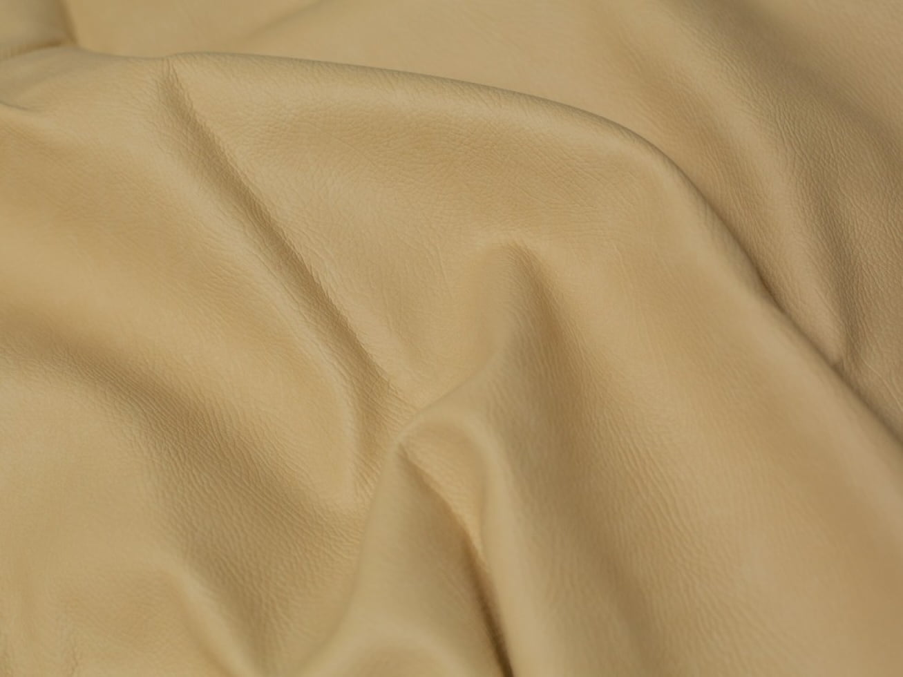 Minerva Heavy Fire Retardant Faux Leather Fabric Beige - per yard
