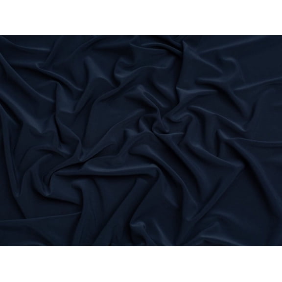 Minerva Heavy ITY Silky Stretch Knit Fabric Navy Blue - per yard