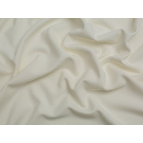Minerva Heavy Scuba Crepe Stretch Knit Fabric Ivory - per yard