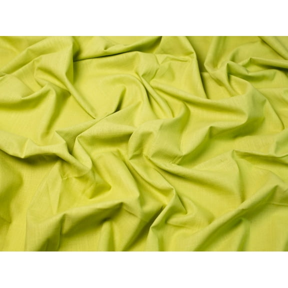 Minerva Linen Look Textured Cotton Fabric Green - per yard
