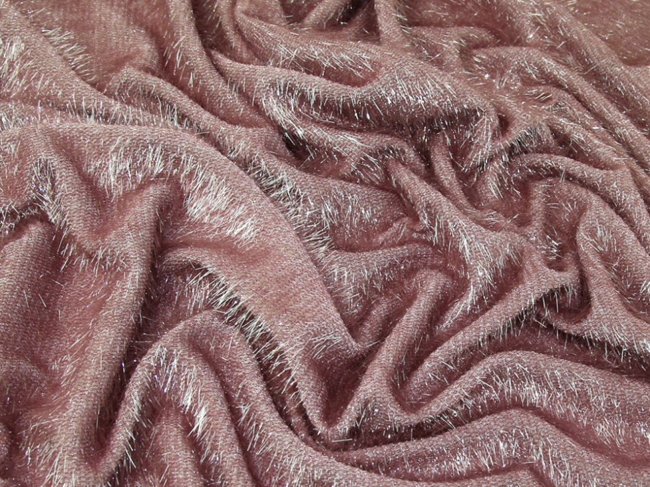 Minerva Lurex Faux Fur Fabric Rose Pink - per yard - Walmart.com