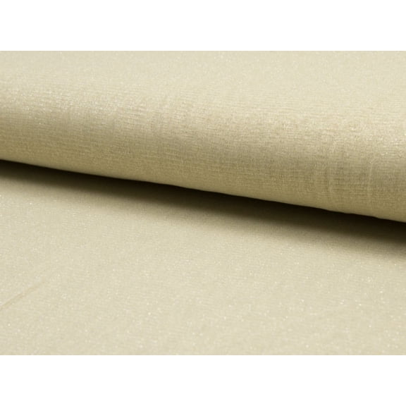 Minerva Lurex Mesh Fabric Cream - per yard