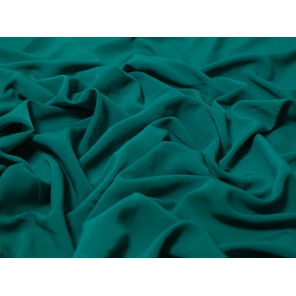 Minerva Luxury Smooth Crepe Fabric Jade - per yard