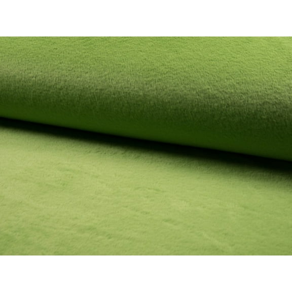 Minerva Luxury Super Soft Faux Fur Fabric Lime Green - per yard