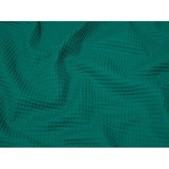 Minerva Medium Cotton Waffle Fabric Jewel - per yard