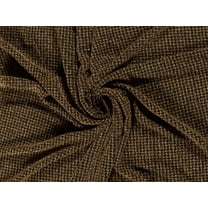 Minerva Metallic Textured Stretch Knit Fabric Gold on Black - per yard