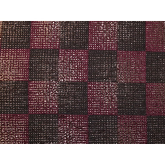 Minerva Metallic Woven Brocade Fabric Wine & Copper - per yard
