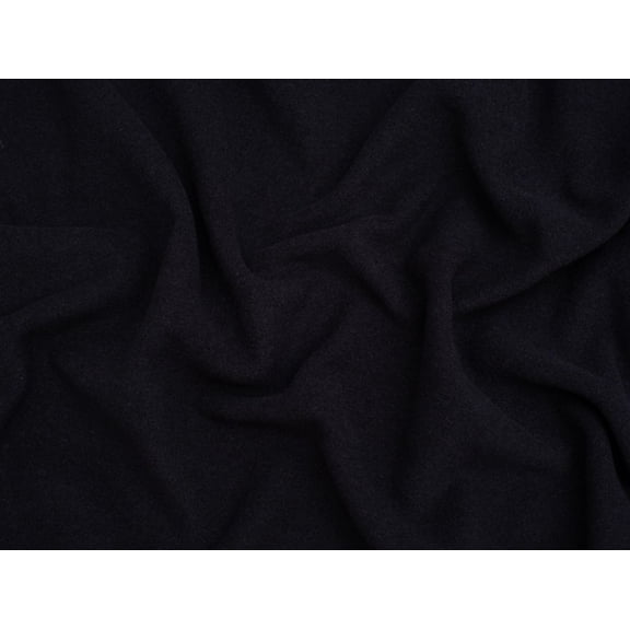 Minerva Mouflon Wool Blend Coating Fabric Dark Navy - per yard
