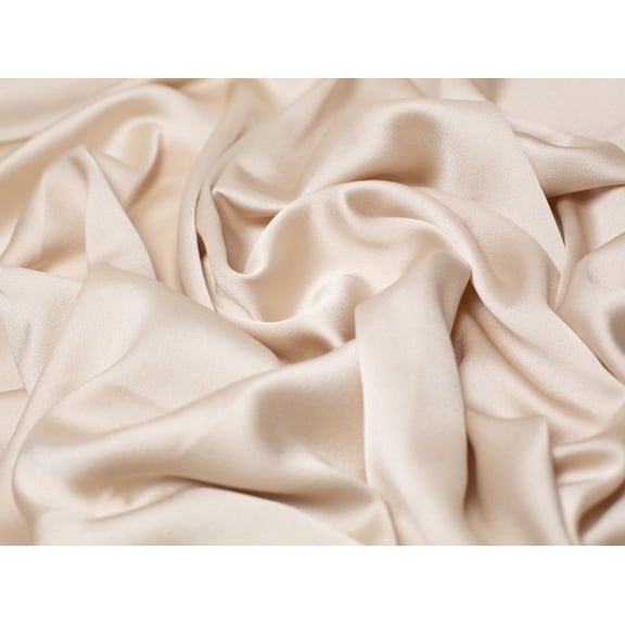 Minerva Nostalgic Crepe Back Satin Fabric Champagne - per yard