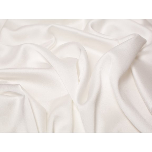 Minerva Nostalgic Crepe Back Satin Fabric Ivory - per yard