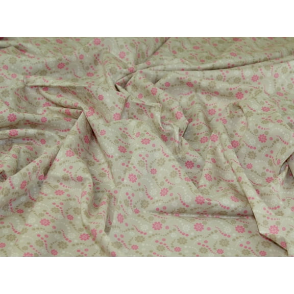 Minerva Organic 100% Cotton Fabric Pink - per yard
