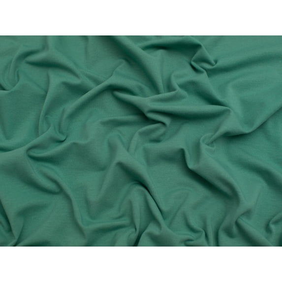 Minerva Organic Cotton Jersey Stretch Knit Fabric Sage - per yard