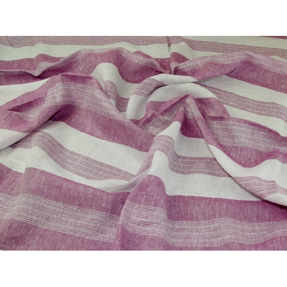 Minerva Orleans 100% Linen Fabric Orchid - per yard