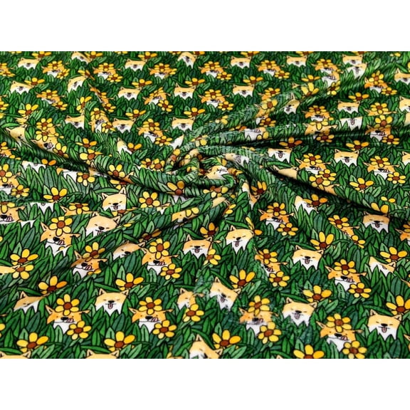 Minerva Plush Cuddle Fleece Fabric Green - per yard