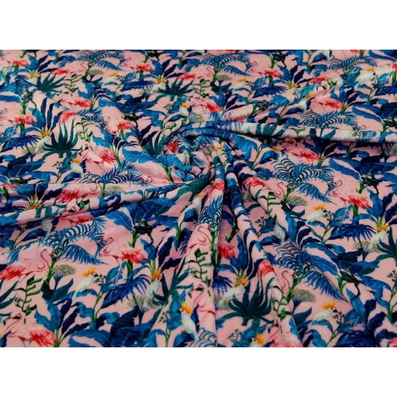 Minerva Plush Cuddle Fleece Fabric Pink - per yard