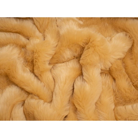 Minerva Plush Faux Fur Fabric Pampus - per yard