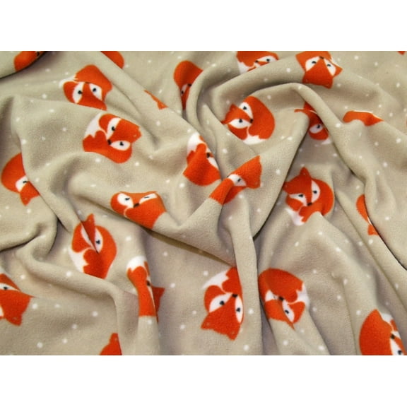 Minerva Polar Fleece Fabric Beige - per yard