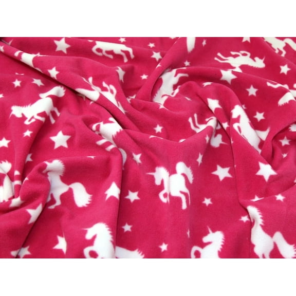 Minerva Polar Fleece Fabric Cerise Pink - per yard