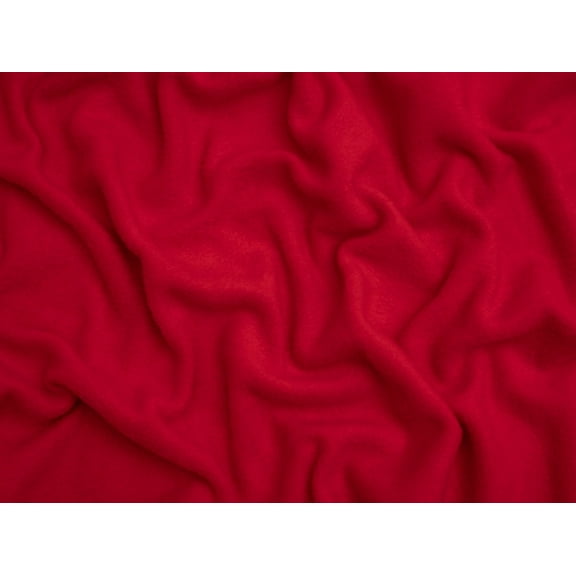 Minerva Polar Fleece Fabric Cherry Red - per yard