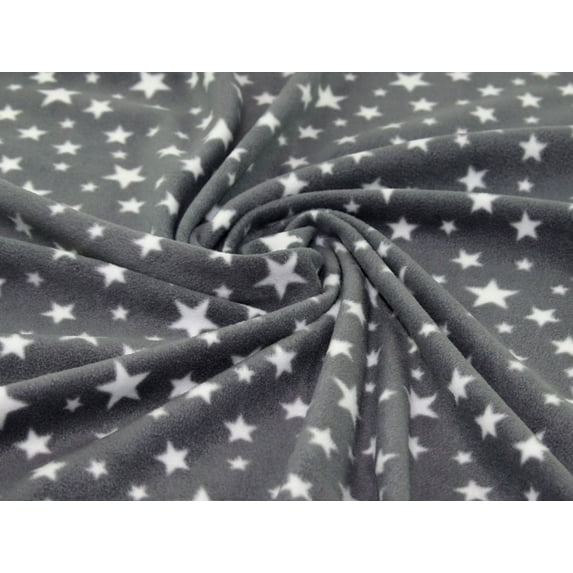 Minerva Polar Fleece Fabric Grey - per yard