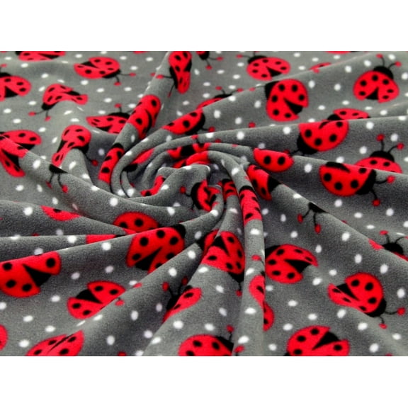 Minerva Polar Fleece Fabric Grey - per yard