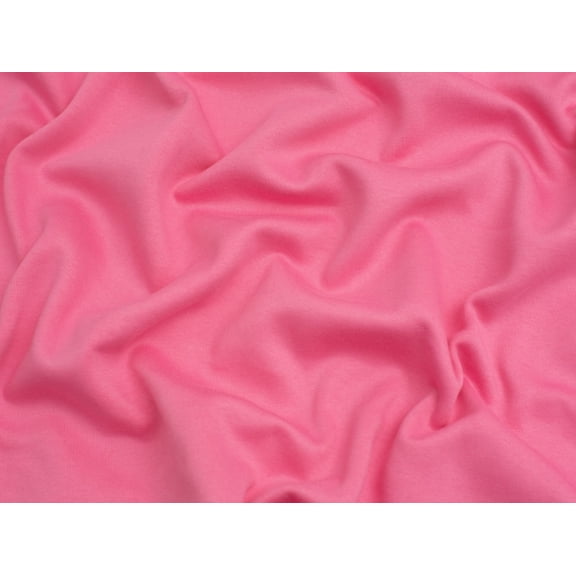 Minerva Polycotton Fleece Back Sweatshirt Stretch Knit Fabric Blush - per yard