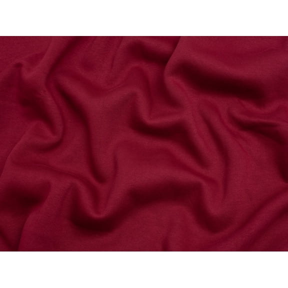 Minerva Polycotton Fleece Back Sweatshirt Stretch Knit Fabric Wine - per yard