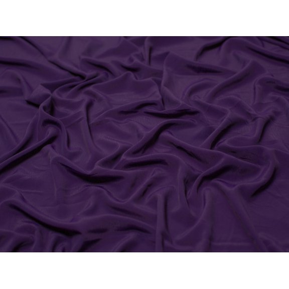 Minerva Polyester Morrocaine Crepe Fabric Purple - per yard